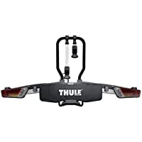 Thule EasyFold XT 2- Portabicicletas para bola de remolque totalmente plegable- compacto- para todo tipo de bicicletas.